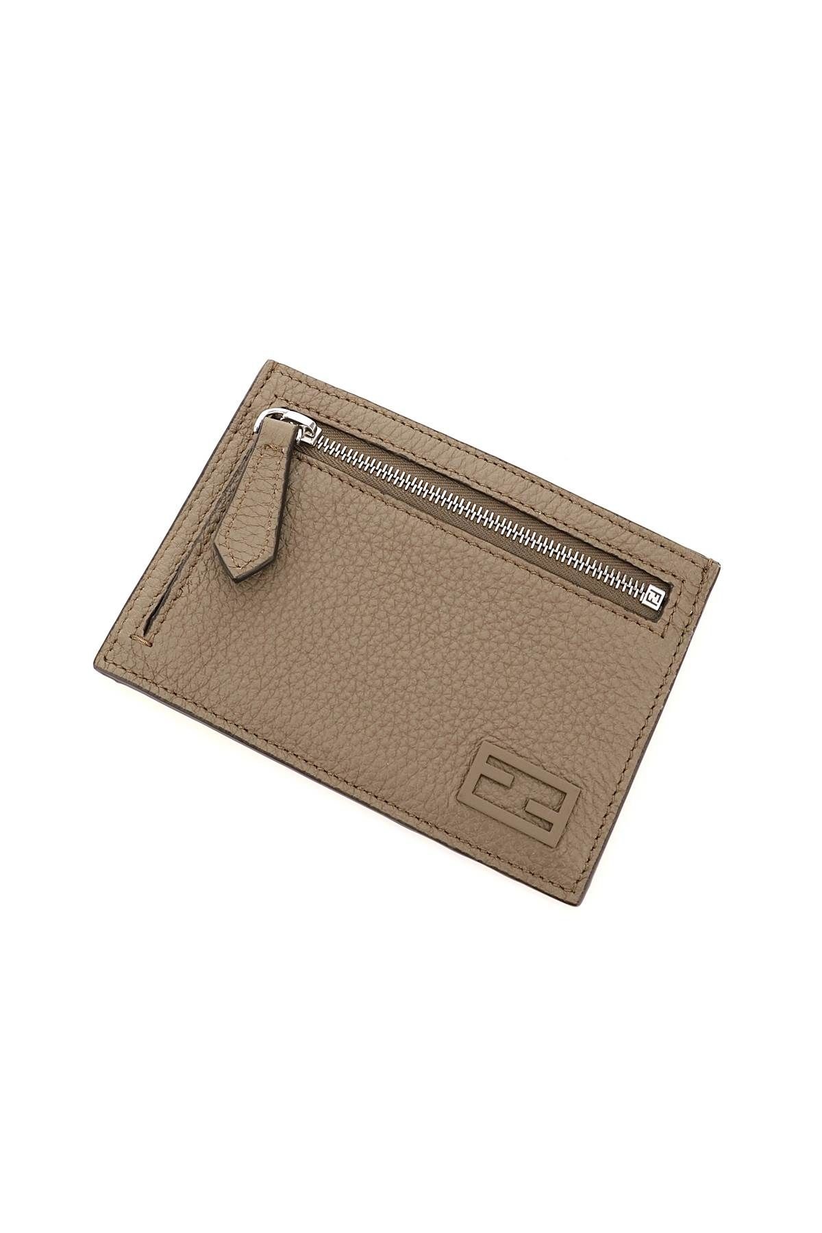 CUOIO ROMANO LEATHER ZIPPED CARD HOLDER - 5