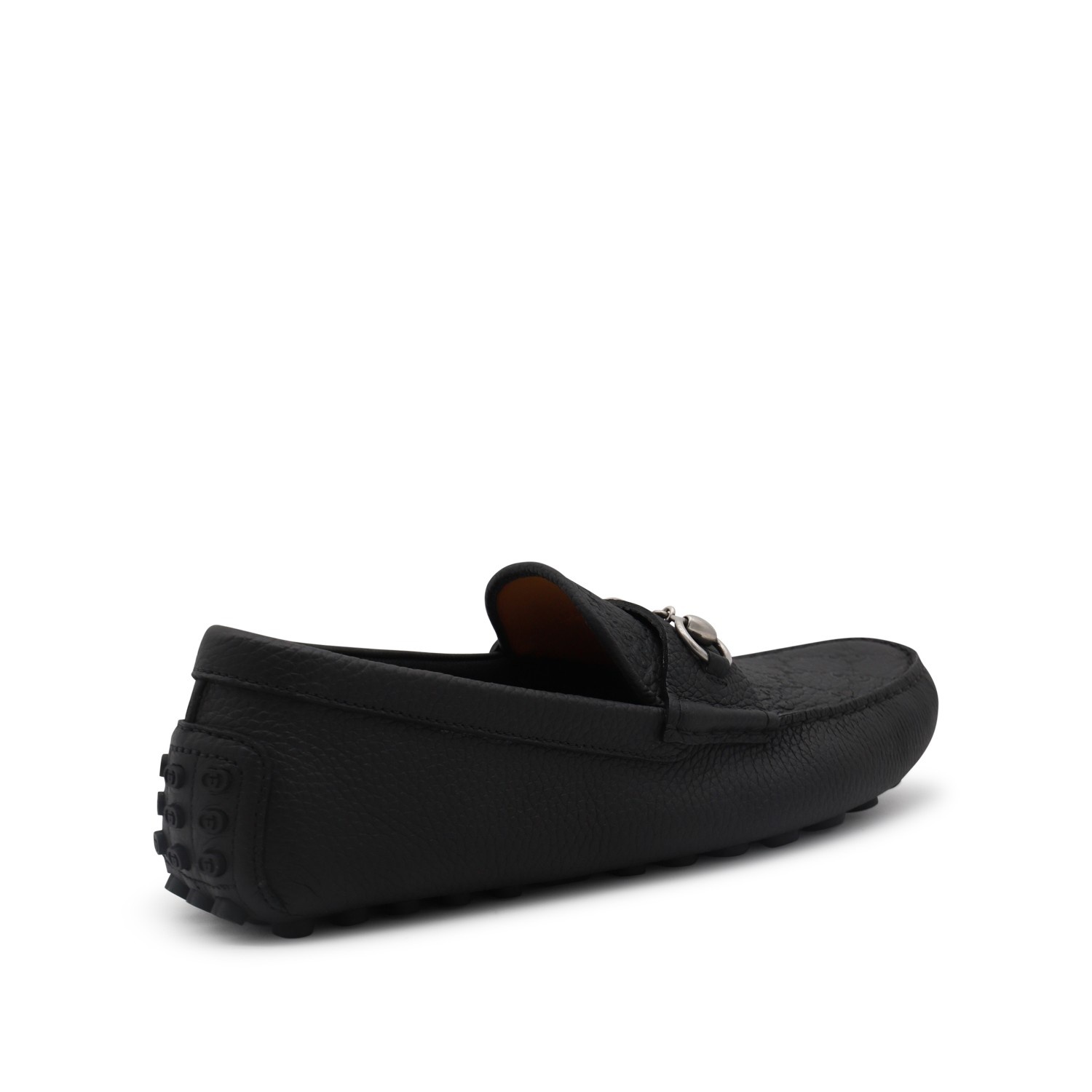 BLACK LEATHER LOAFERS - 3