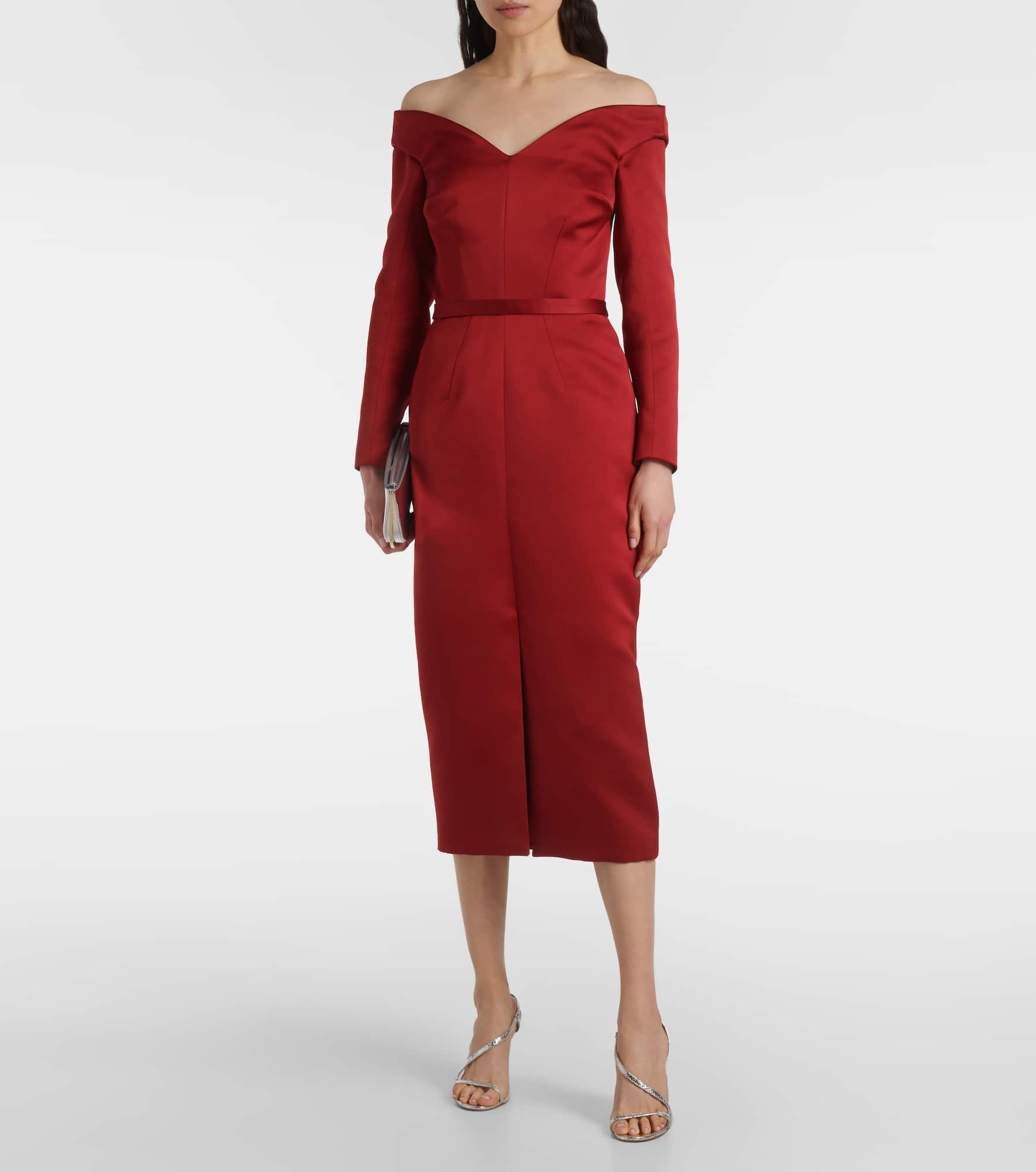 Asuman off-shoulder midi dress - 2