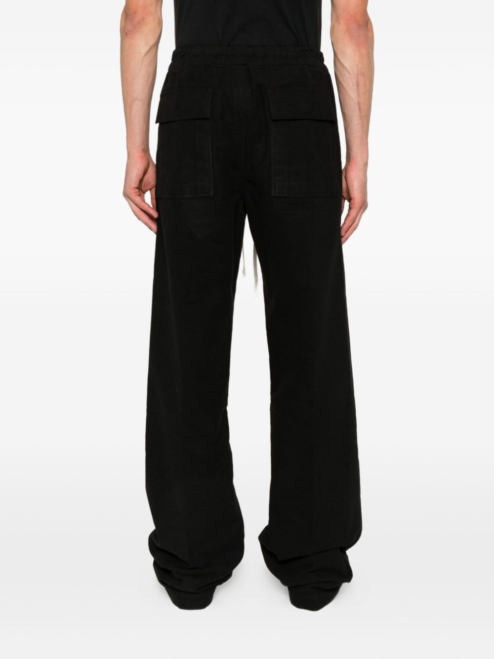 ORGANIC COTTON-BLEND STRAIGHT-LEG TROUSERS - 2