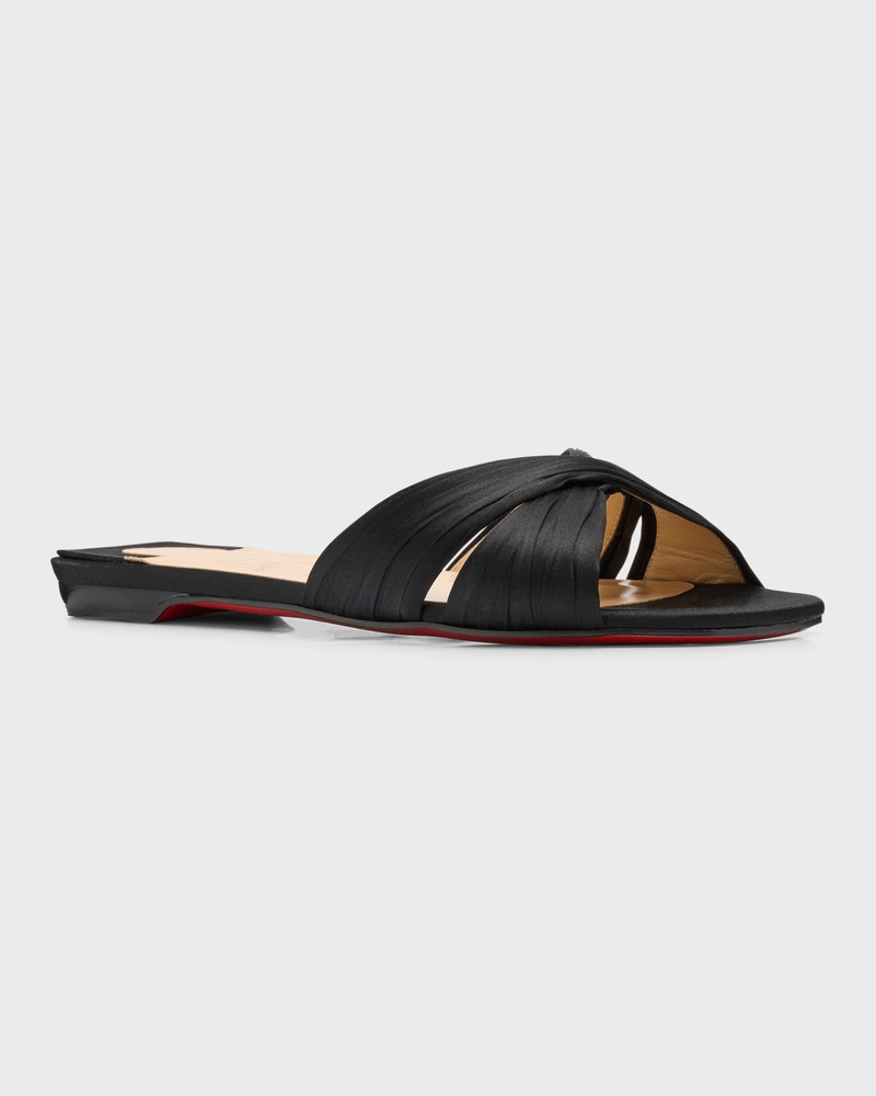 Nicol Is Back Red Sole Slide Sandals 4