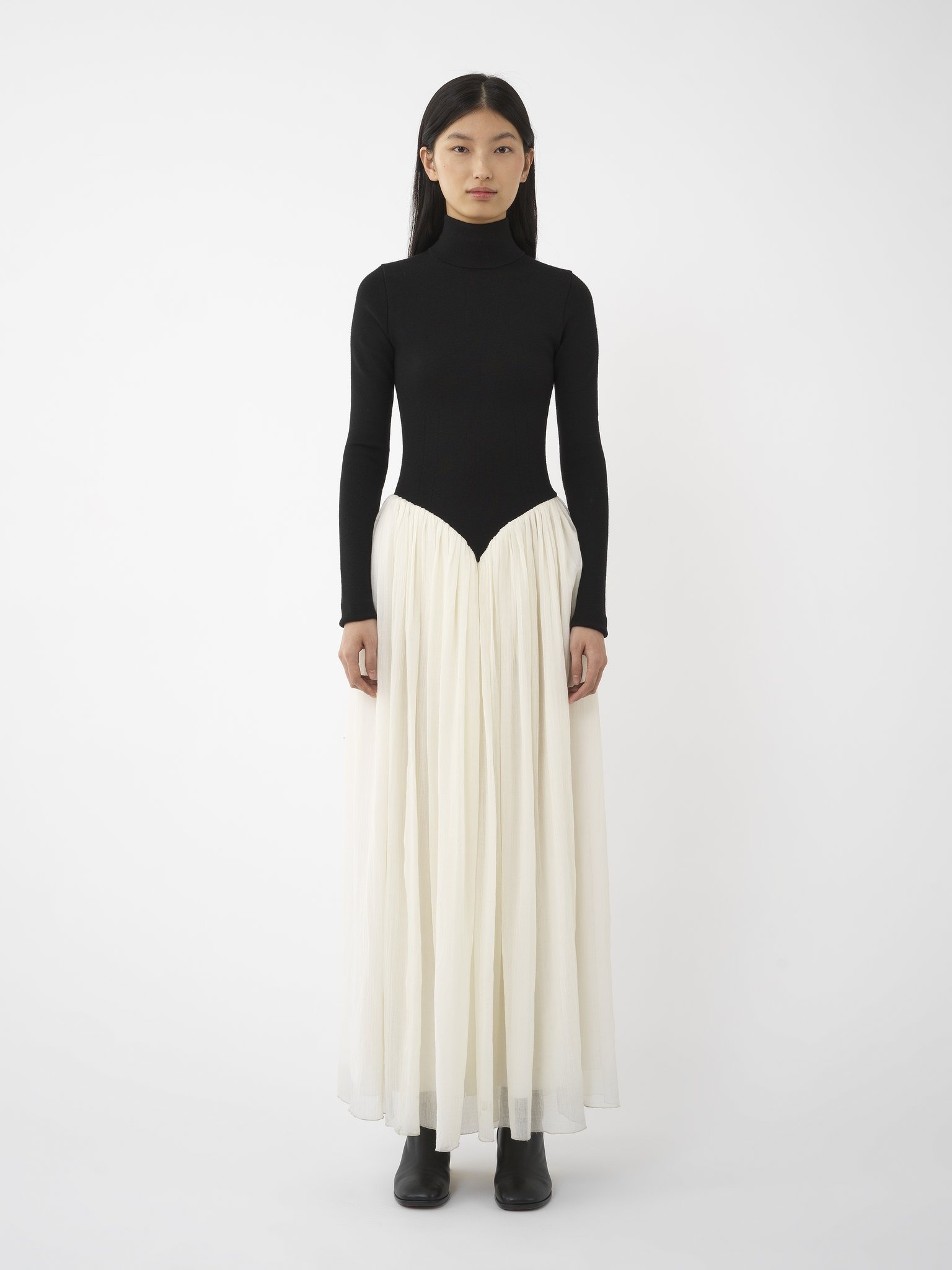 TURTLENECK MAXI DRESS - 3