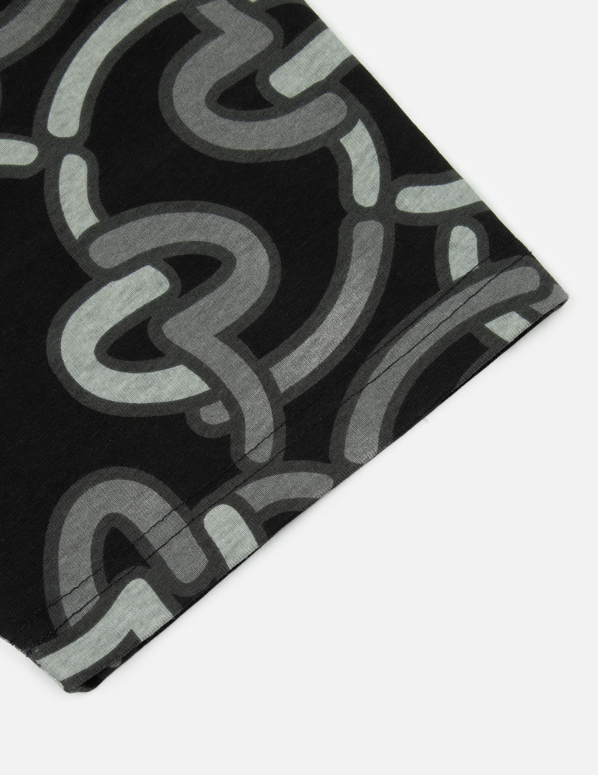 ALLOVER OVERLAPPING SEAGULL PRINT REGULAR FIT T-SHIRT - 9