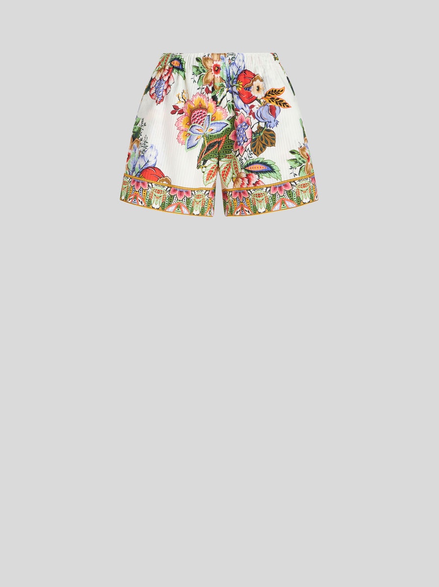 MULTICOLOURED BOUQUET SHORTS - 1