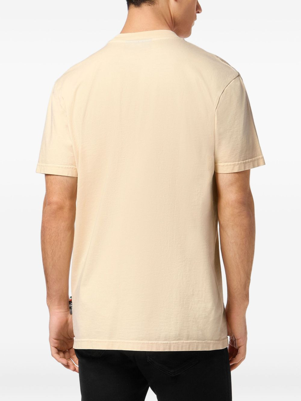 logo-patch round-neck T-shirt - 3