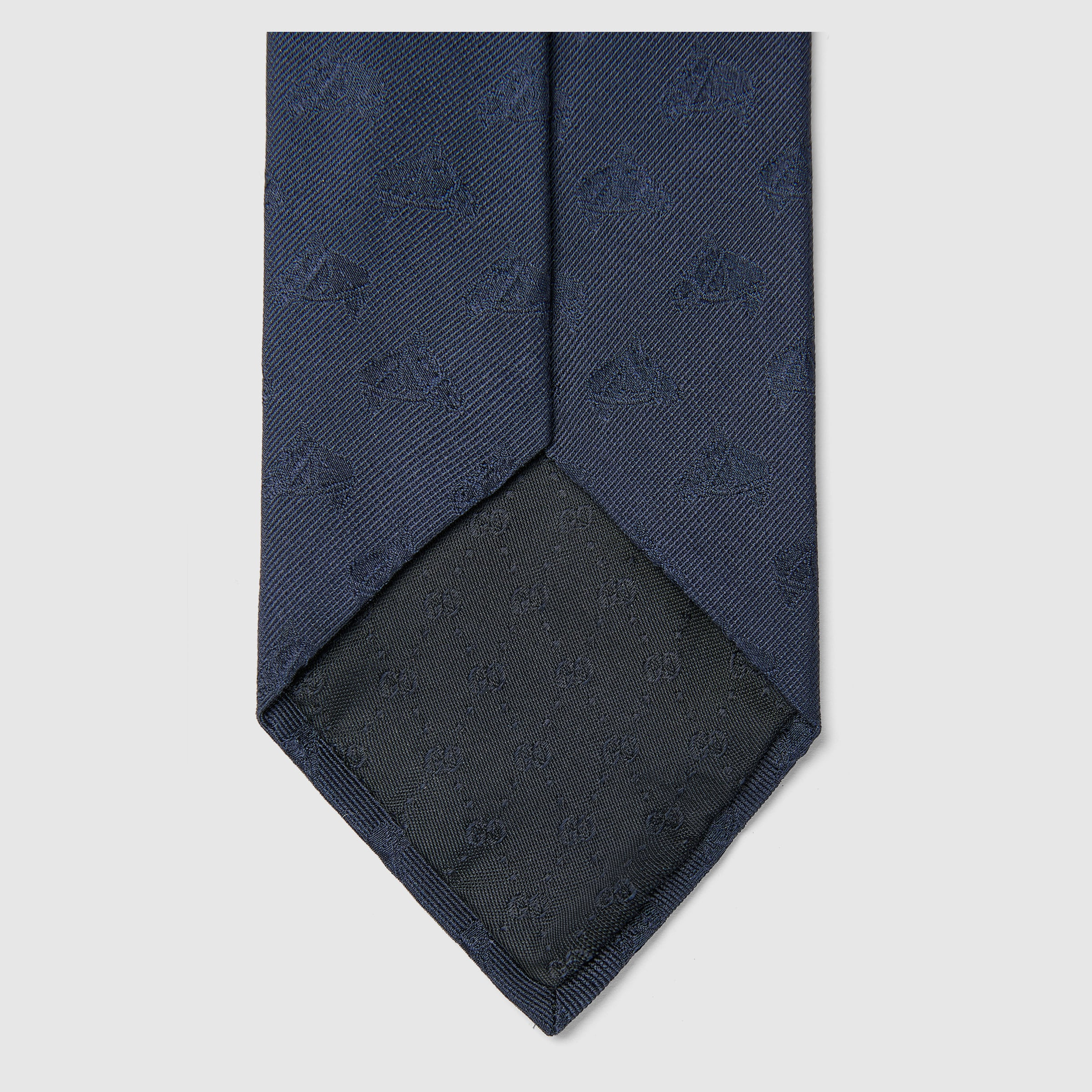 Equestrian silk jacquard tie - 4