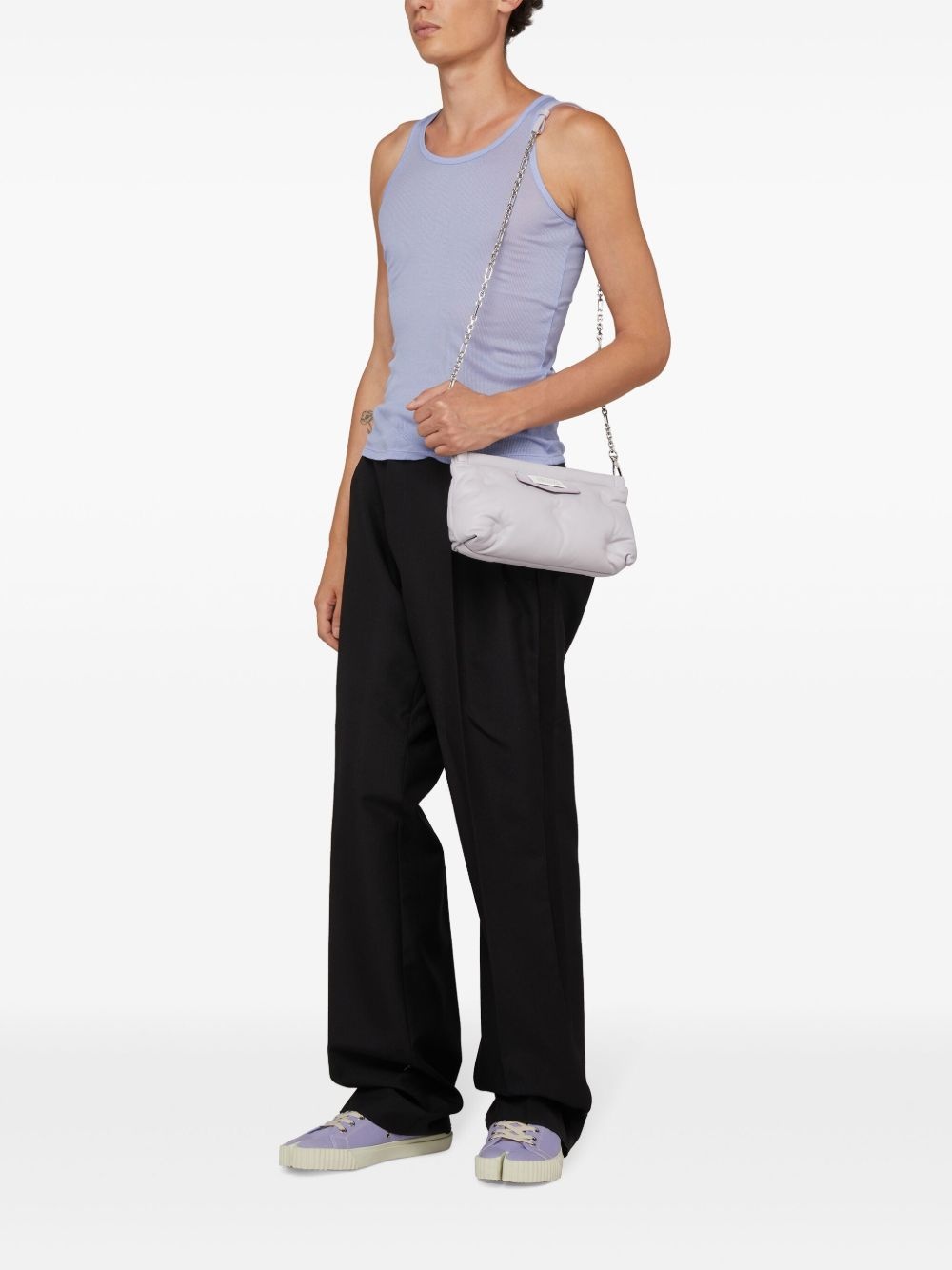 high-waisted straight-leg cut trousers - 2