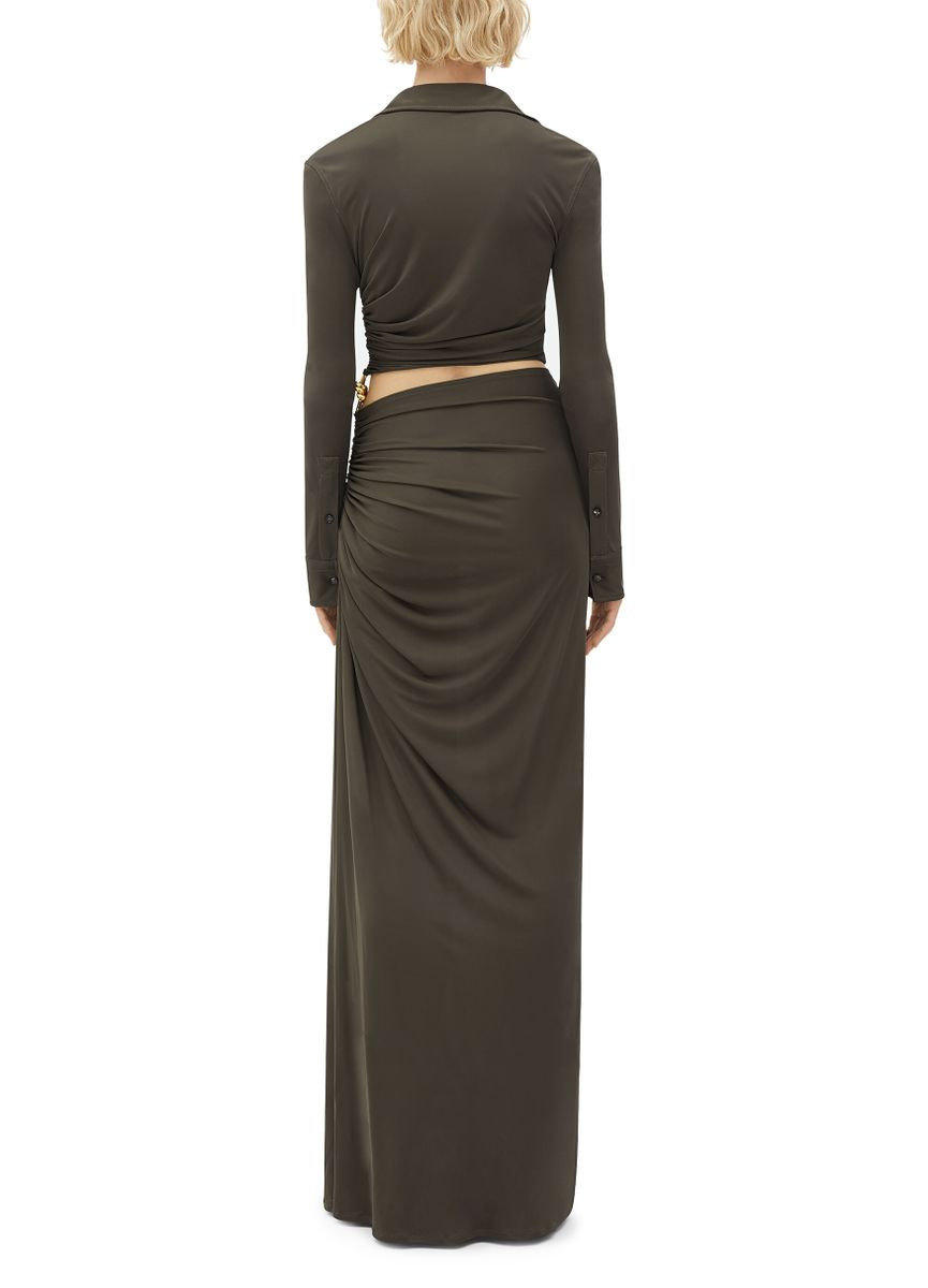 Long flowing dress in viscose - 7