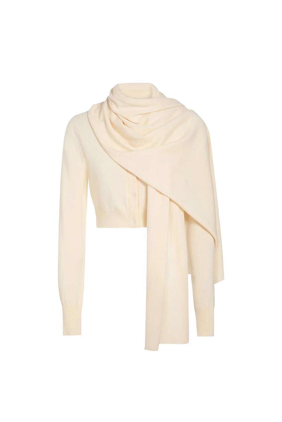 TINA WOOL CASHMERE CARDIGAN - 1
