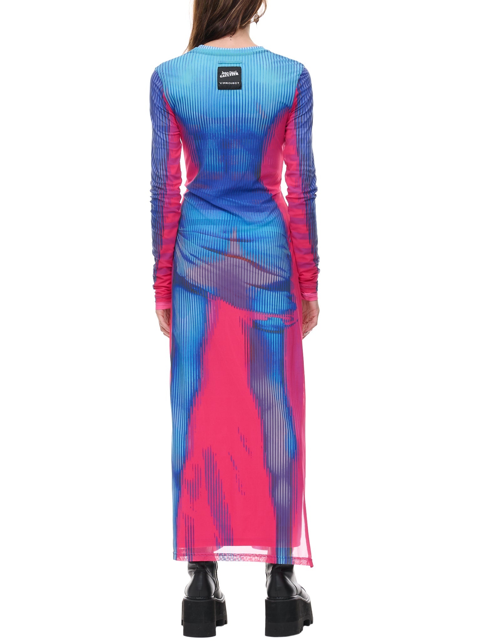 Pink & Blue Body Morph Dress - 3