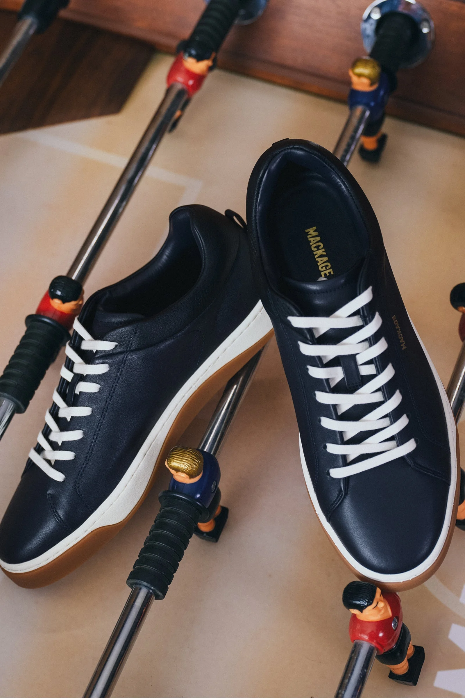 LUKA-01 Unlined Leather Sneakers - 1