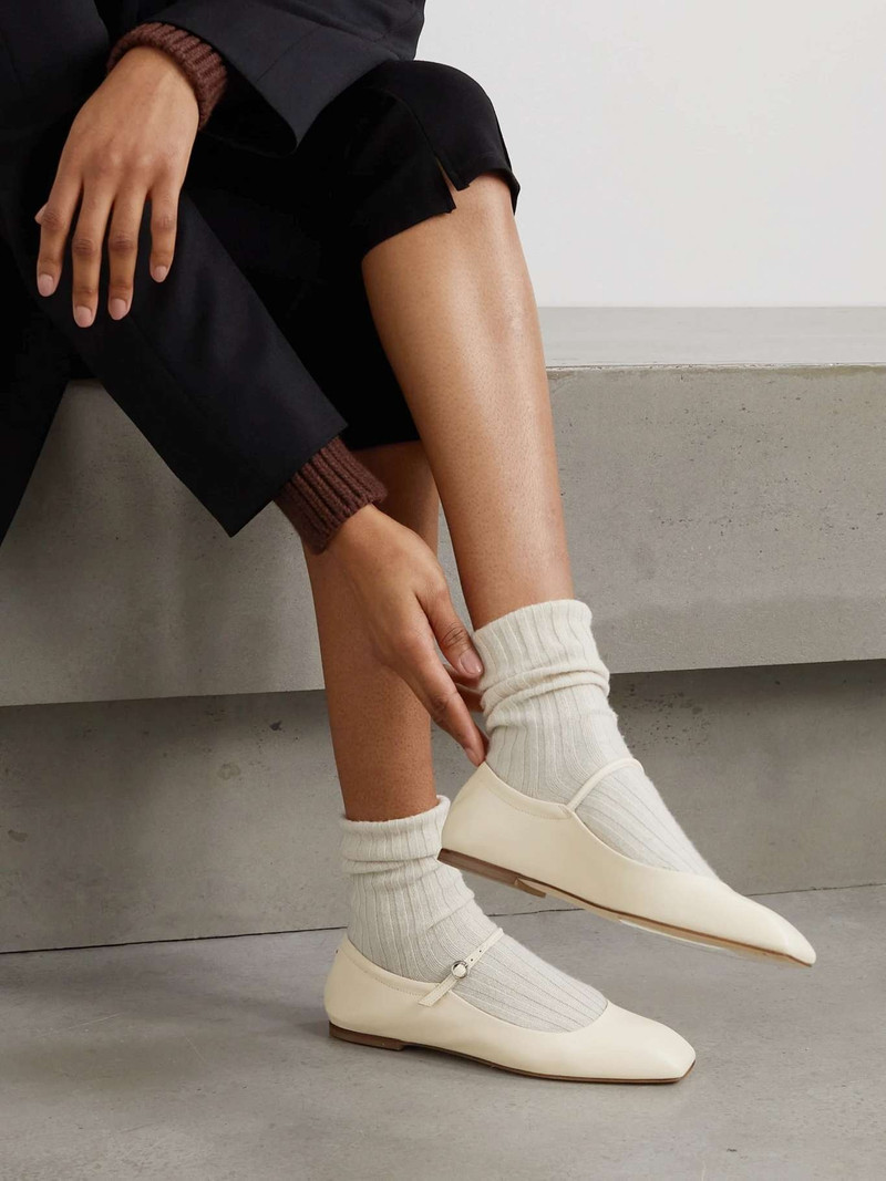 Aeyde Uma leather Mary Jane ballet flats outlook