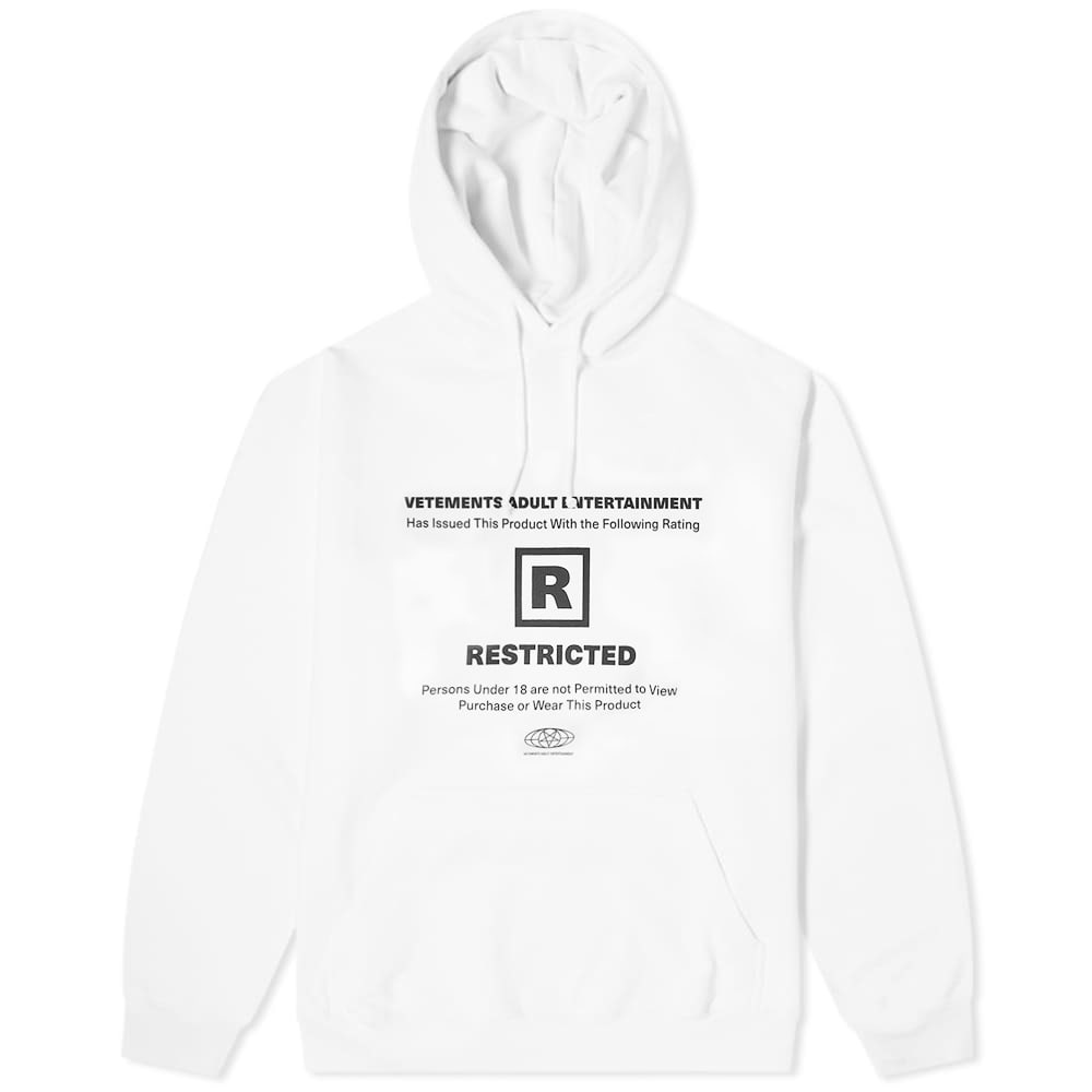 VETEMENTS Oversized 18+ Restricted Hoody - 1