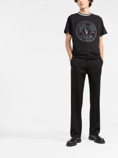 VERSACE JEANS COUTURE logo print T-shirt outlook