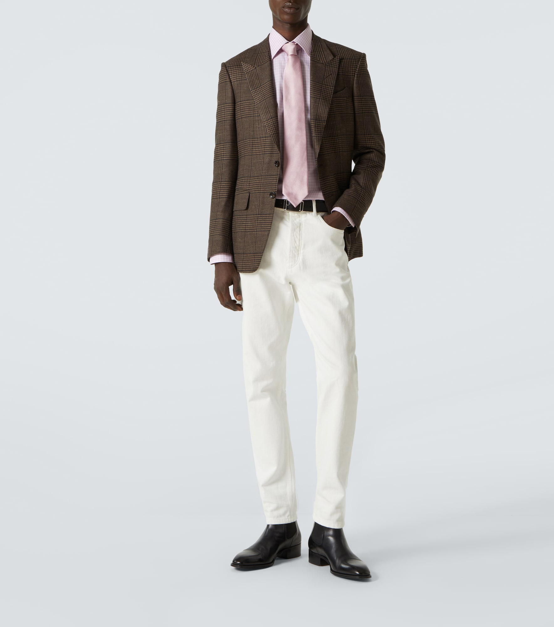 Checked cotton poplin shirt - 2