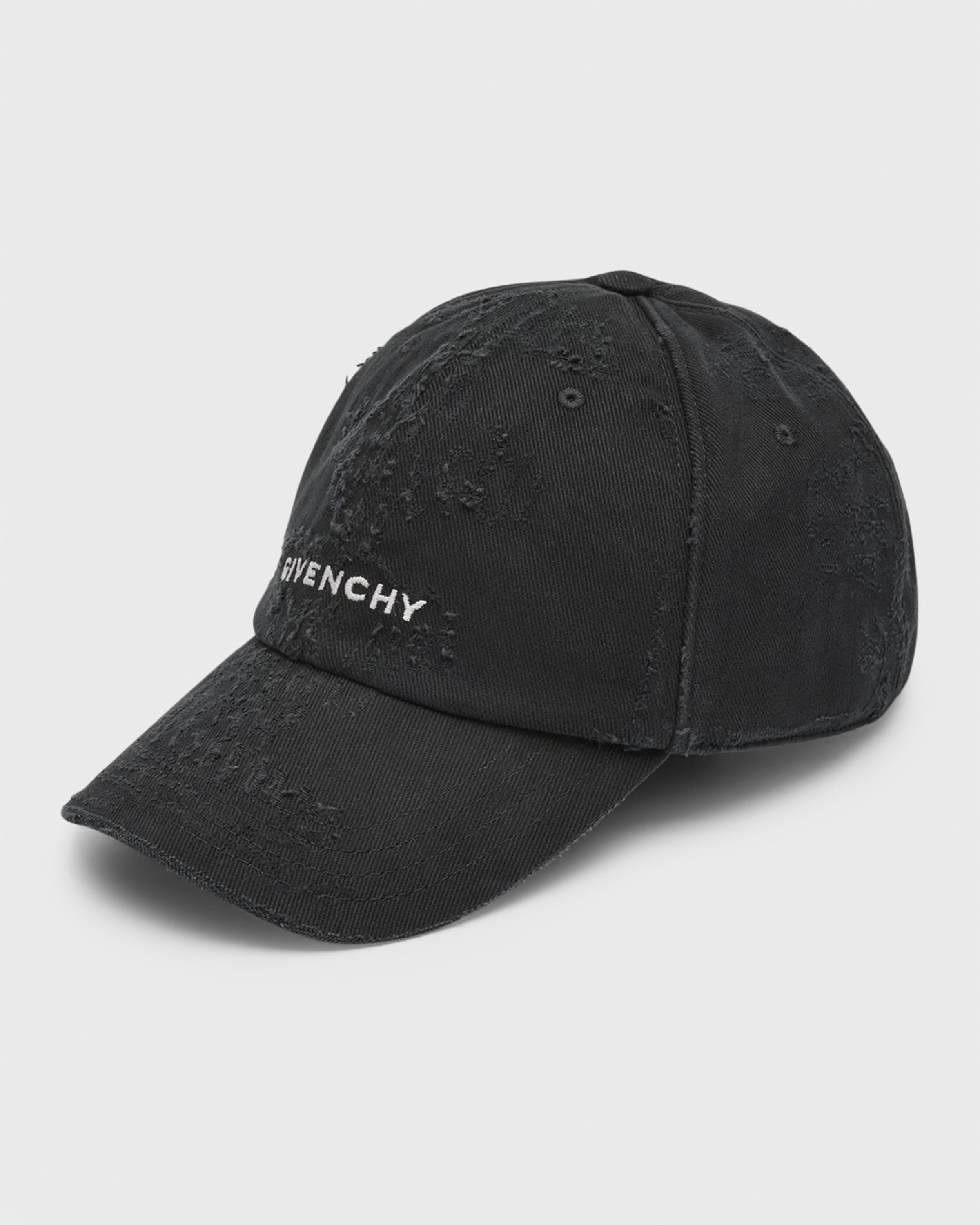 Men's Distressed Logo Baseball Cap - 1