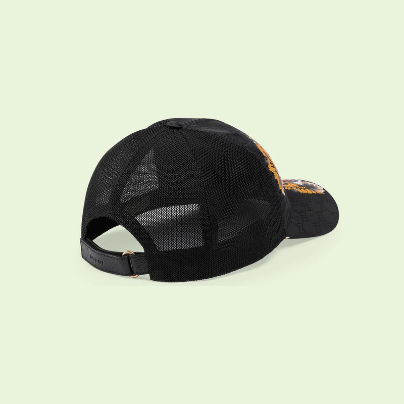 GG baseball hat with tiger print 4