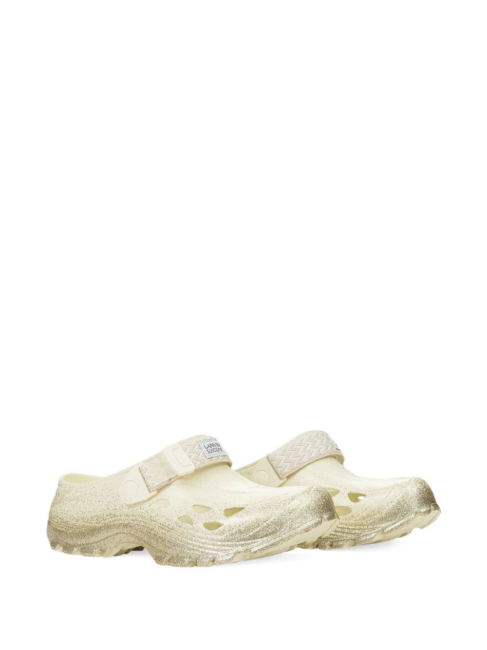 x Suicoke Curb glittered clogs - 2