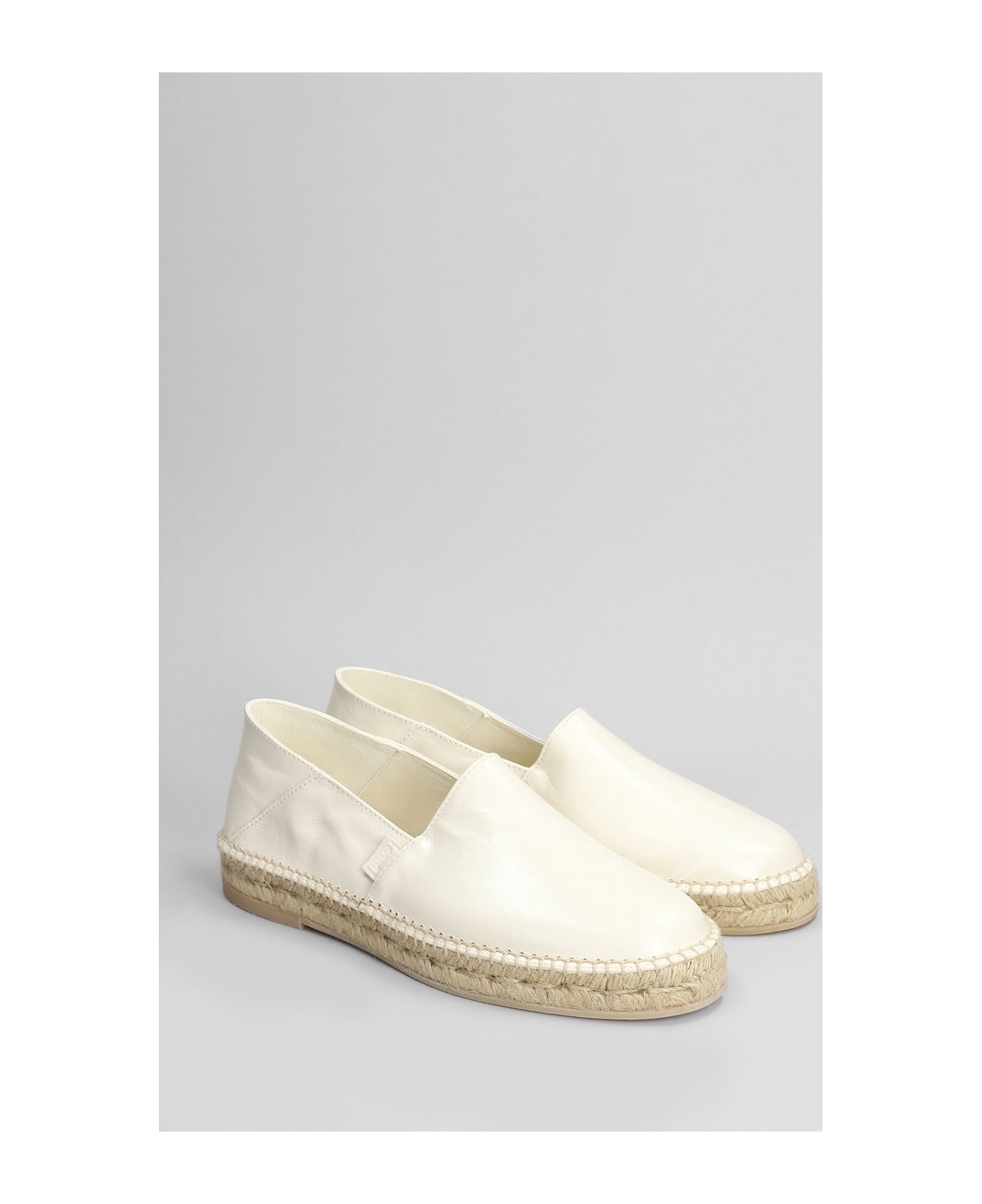 Espadrilles In Beige Leather - 2