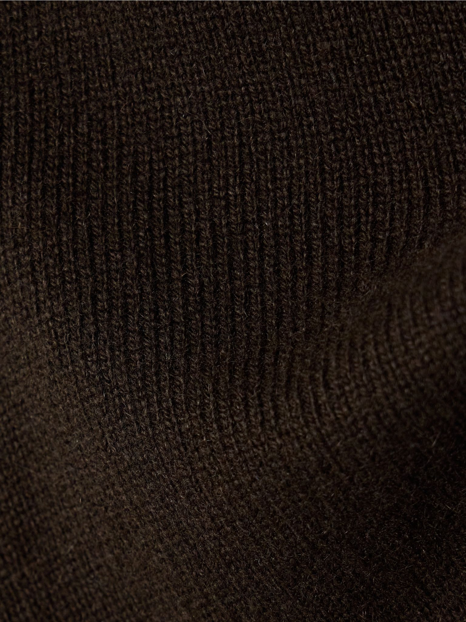 Hensi cashmere turtleneck sweater Dark brown - 4