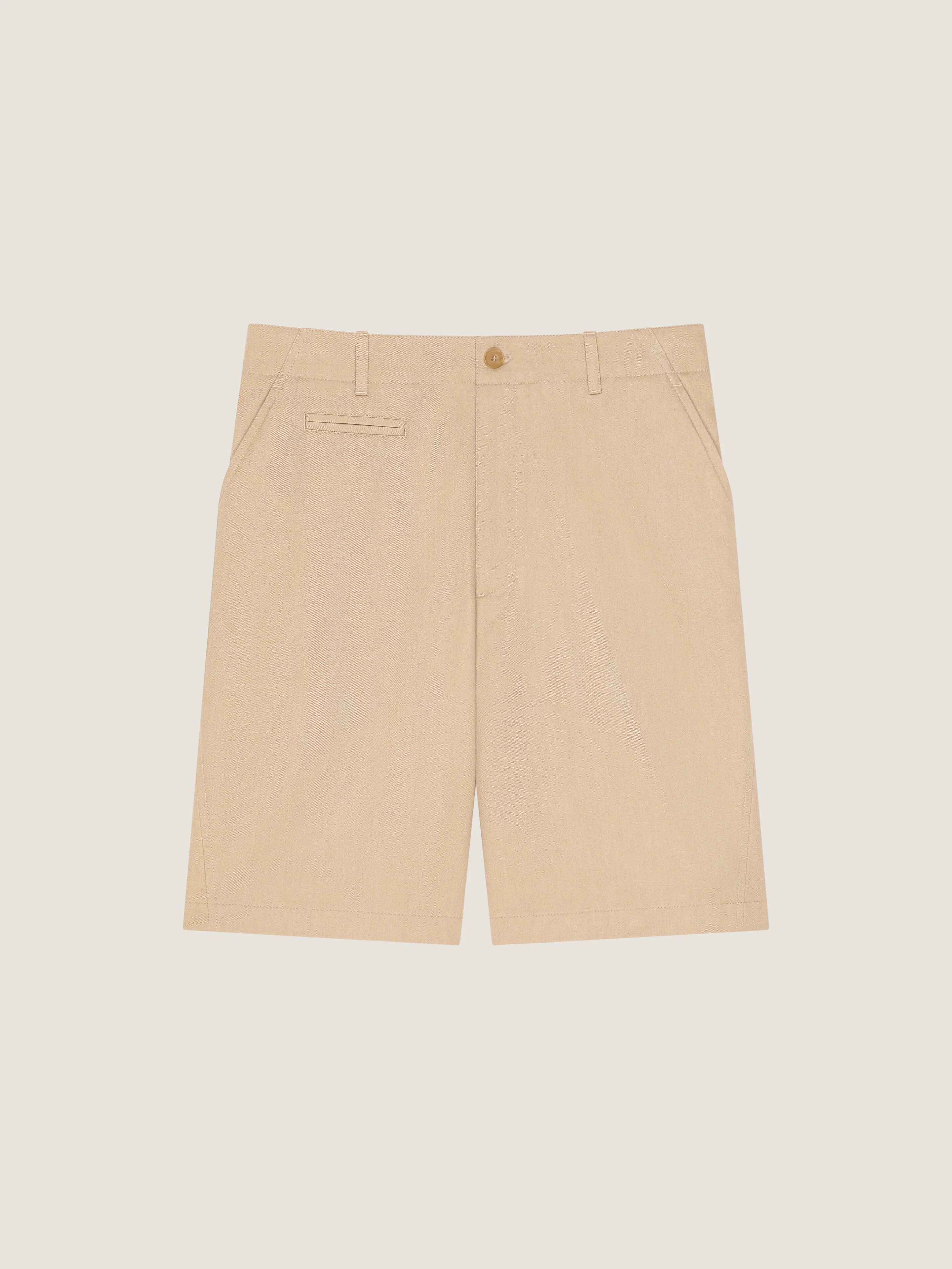 CHINO BERMUDA SHORTS IN COTTON - 1