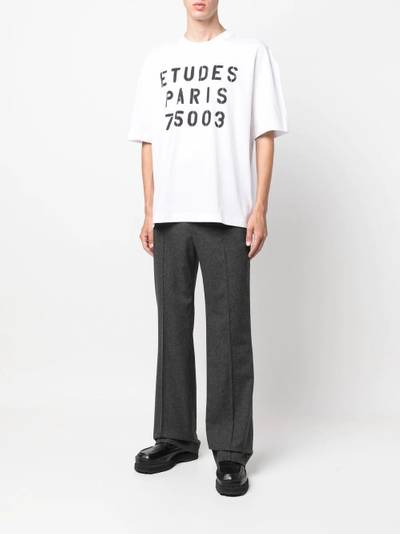 Étude logo-print oversize T-shirt outlook