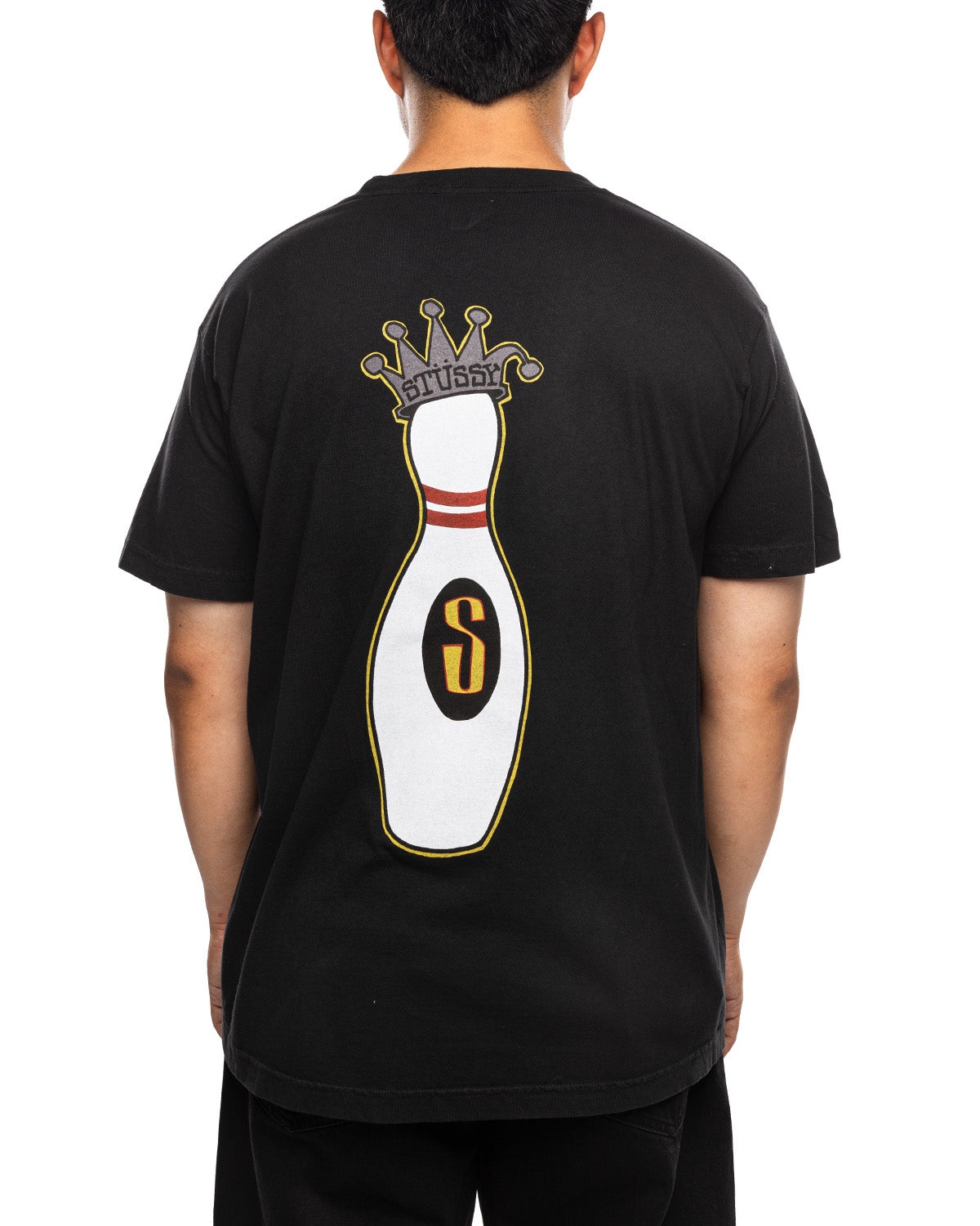 Stüssy Kingpin Pigment Dyed Tee Black | likelihood | REVERSIBLE