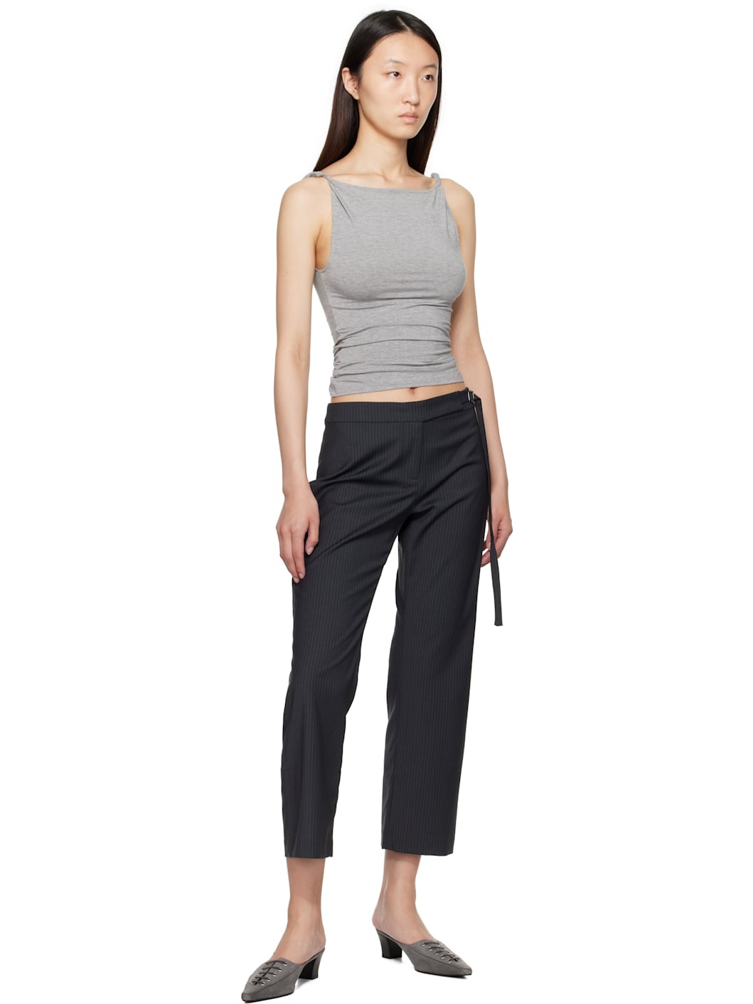 Gray Bigas Trousers - 4
