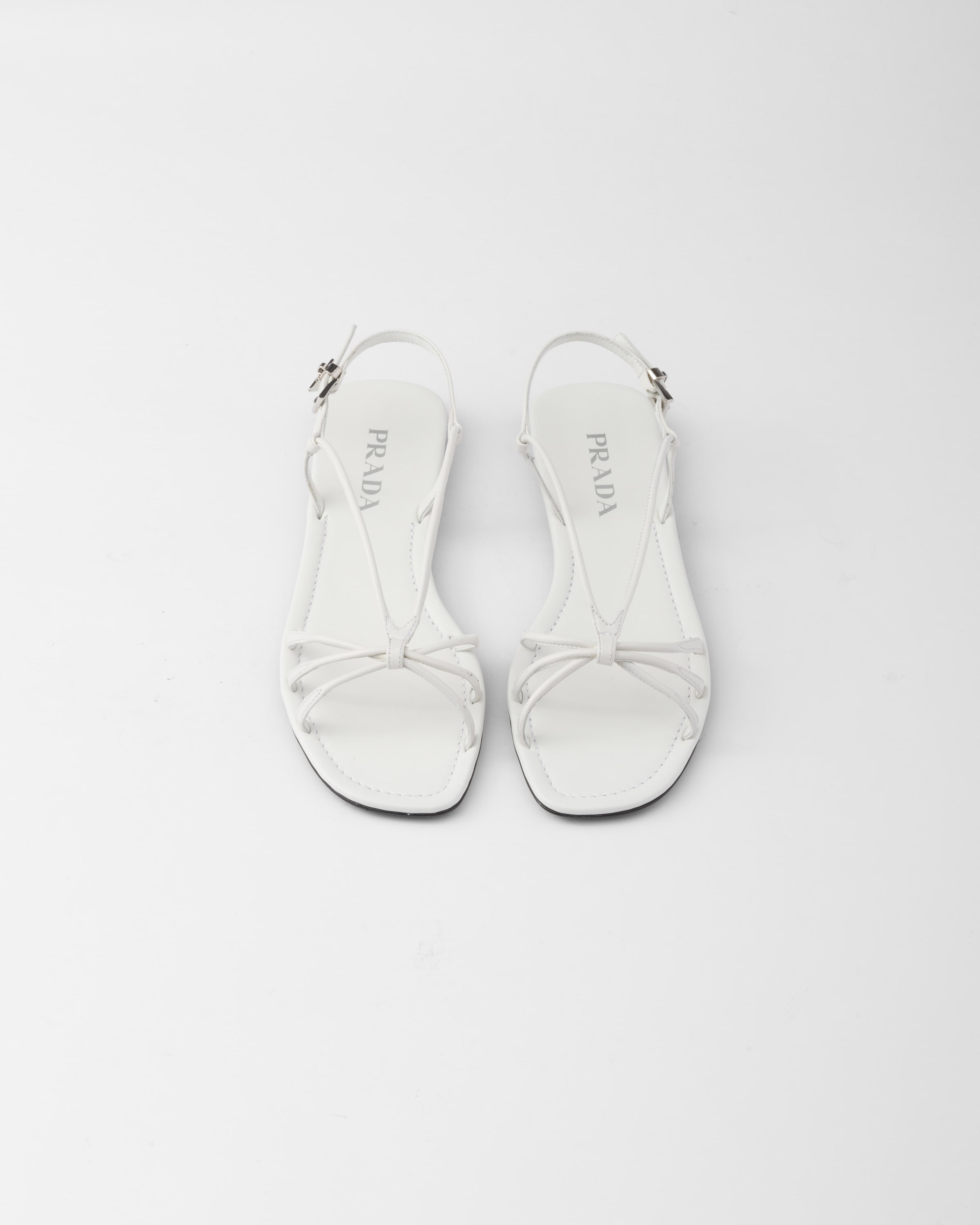 Flat leather sandals - 3