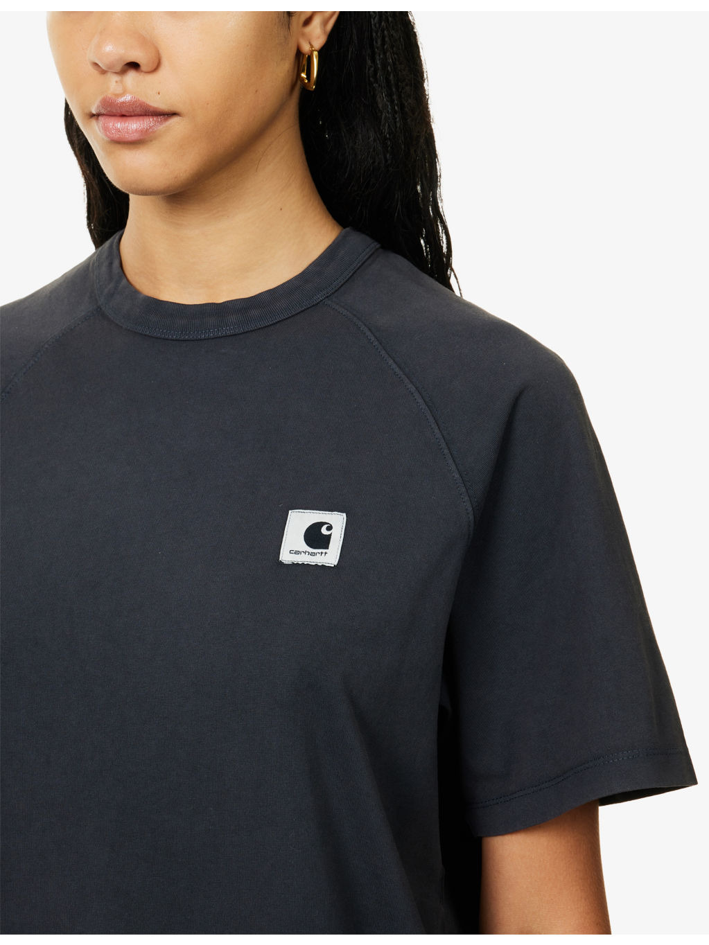 Hudson Logo-Patch Cotton-Jersey T-Shirt - 5