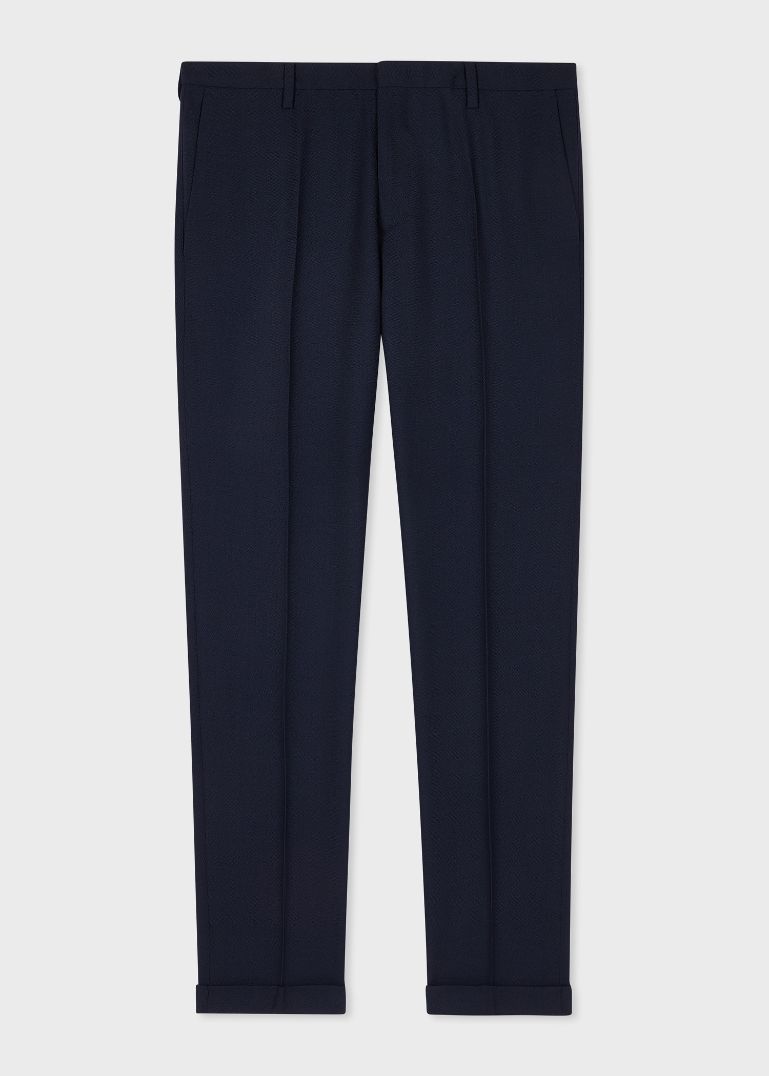 Slim-Fit Dark Navy Two-Ply Hopsack Wool Work Co-ord - 5