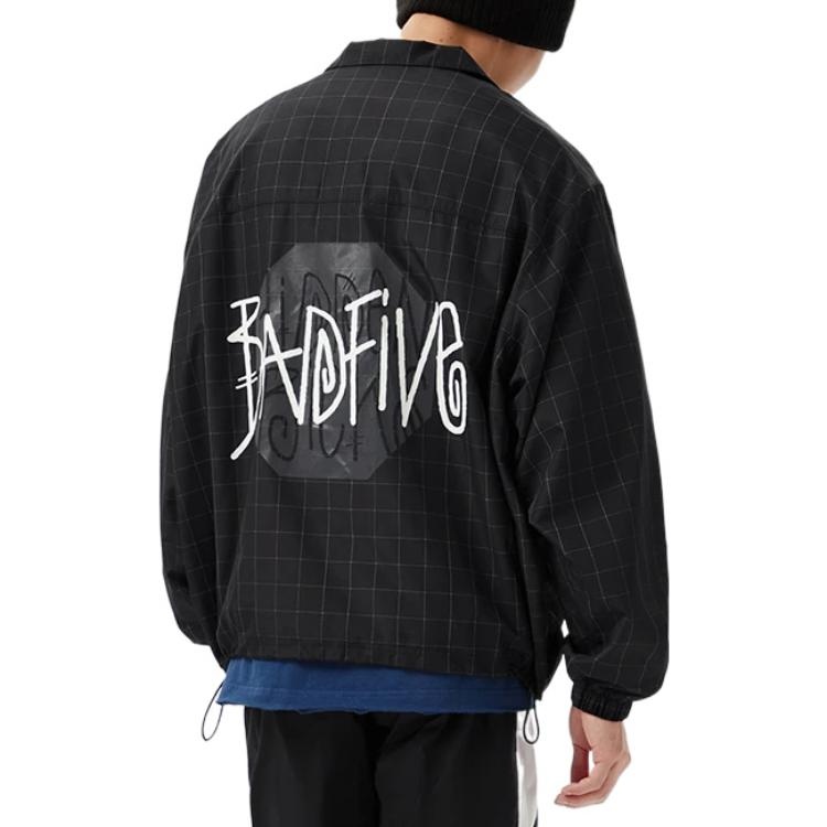Li-Ning BadFive Graphic Sports Half Zip Jacket 'Black' AFDS363-2 - 4