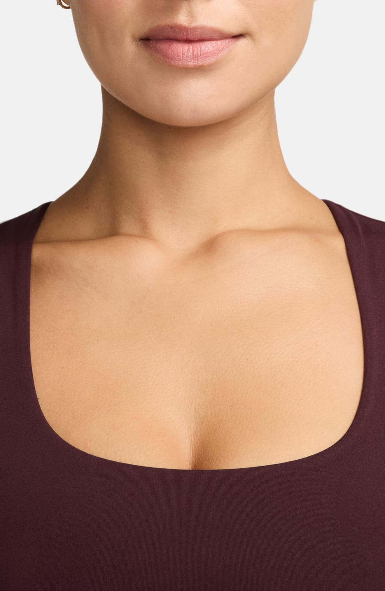 Nike Zenvy Dri-FIT Tank in Burgundy Crush/White at Nordstrom - 3