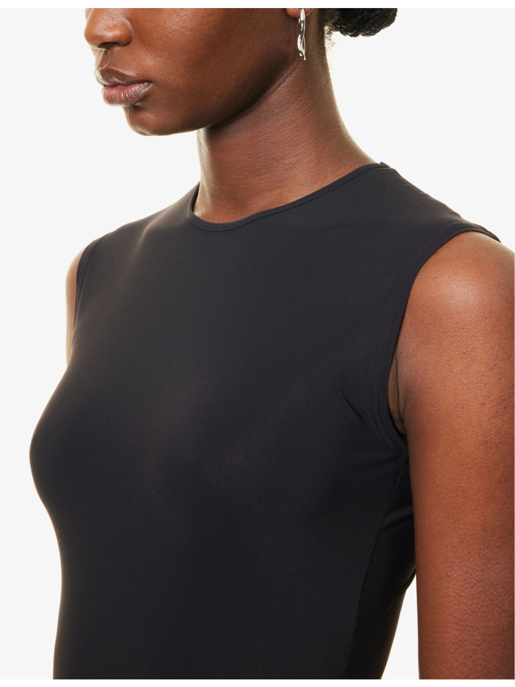 Aura sleeveless jersey bodysuit - 5