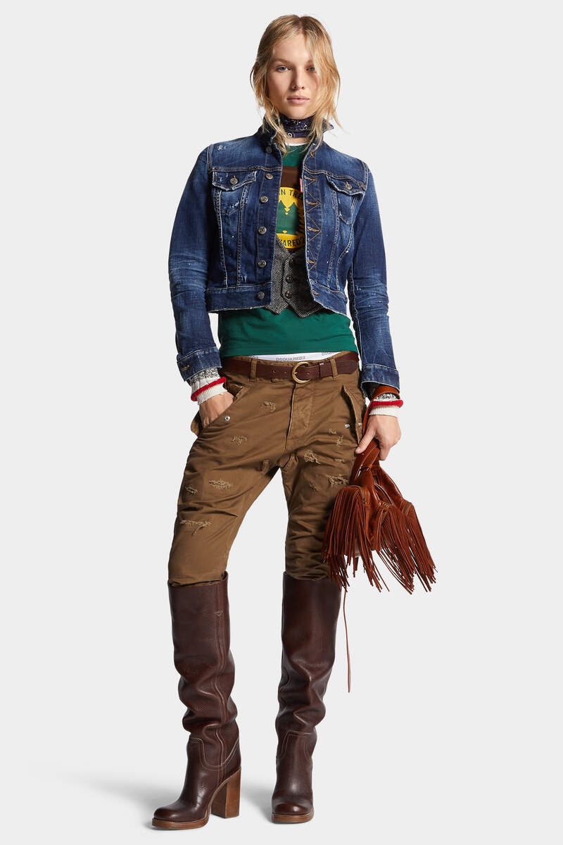 DARK PERFECT CLEAN WASH CLASSIC JEAN JACKET - 5