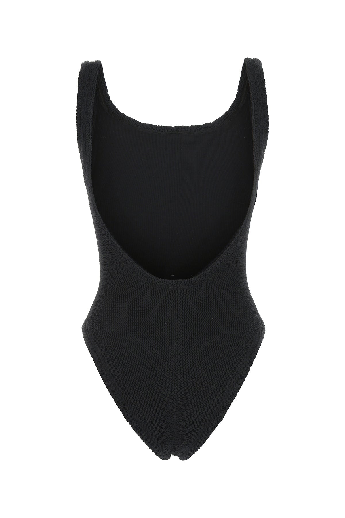 Black stretch nylon swimsuit - 2