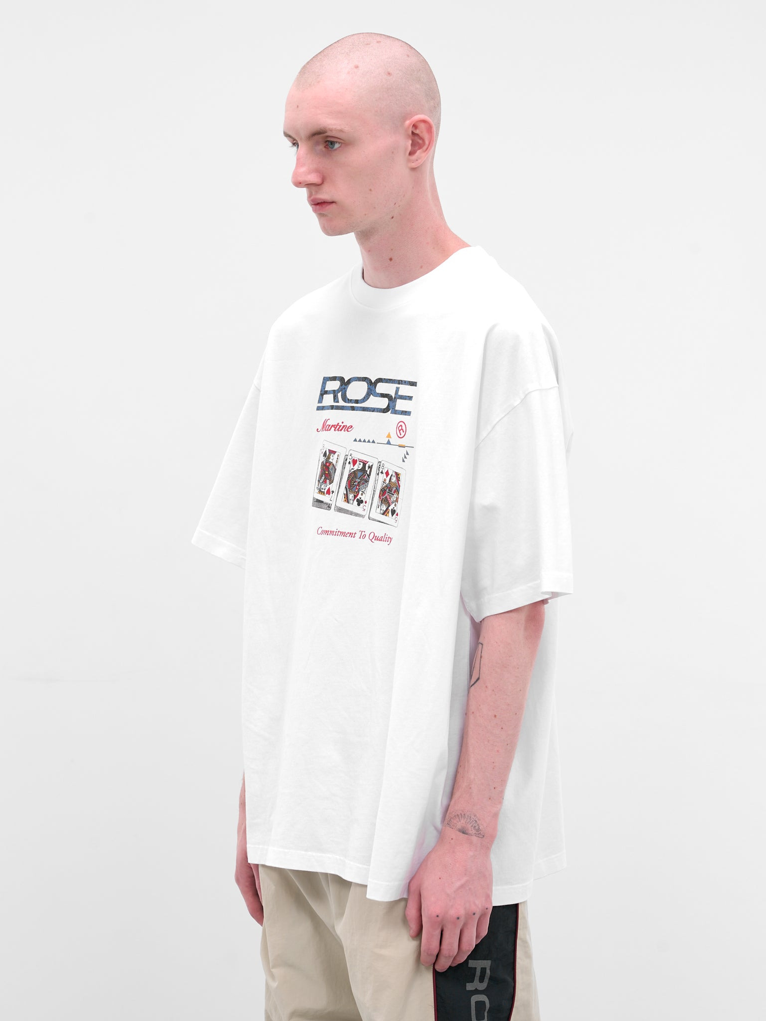 White Oversized Logo Tee - 2