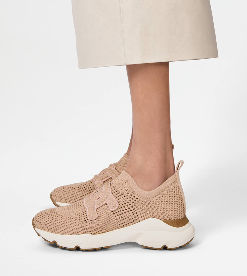 Tod's KATE SLIP-ON SNEAKERS IN FABRIC - PINK outlook
