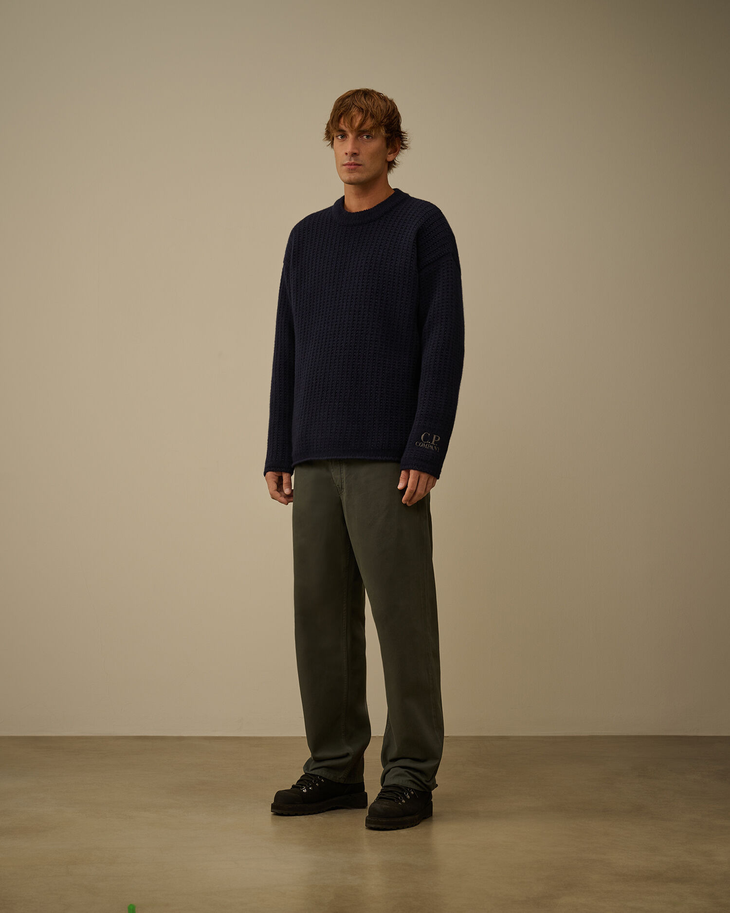 Lambswool GRS Boxy Crewneck Sweater - 2