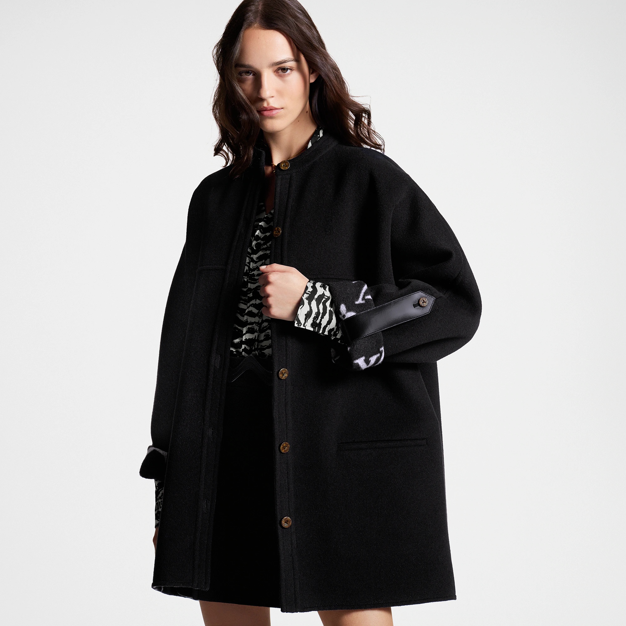 Signature Boxy Button-Up Coat - 5