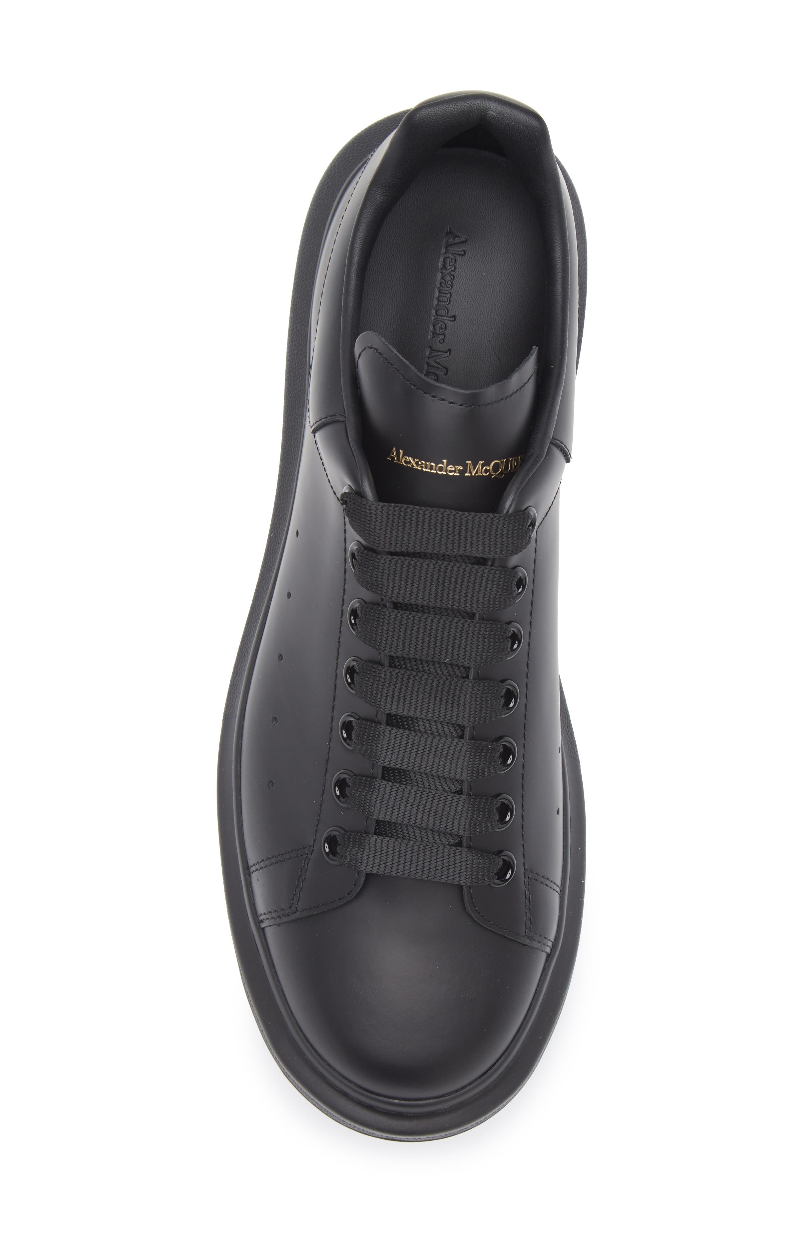 McQueen Oversized Sneaker in Black/Black at Nordstrom - 5