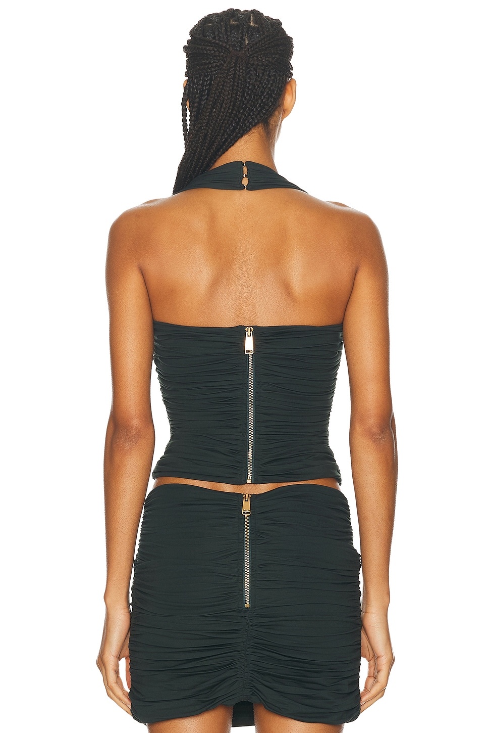 Ruched Halter Top - 3