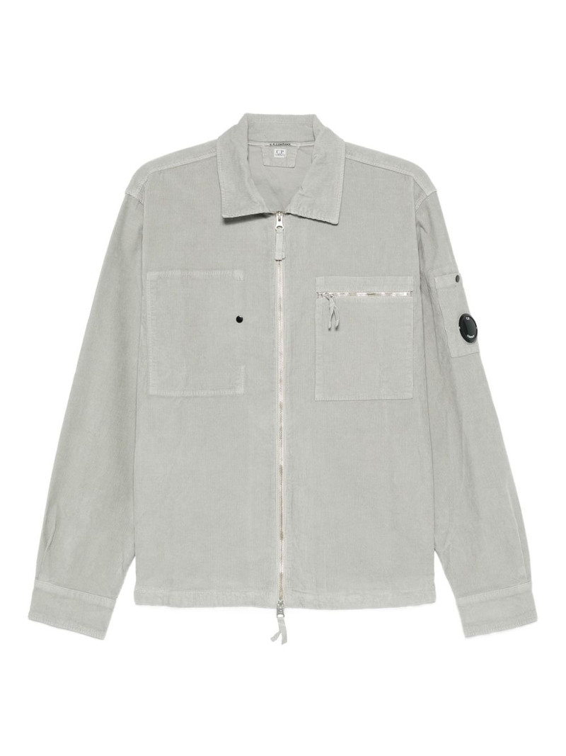 zip-fastening patch-pockets shirt 1