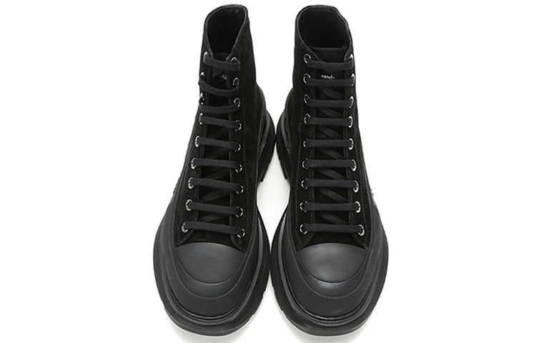 Alexander McQueen Tread Slick Boot 'Triple Black' 627206WHBGU1081 - 4