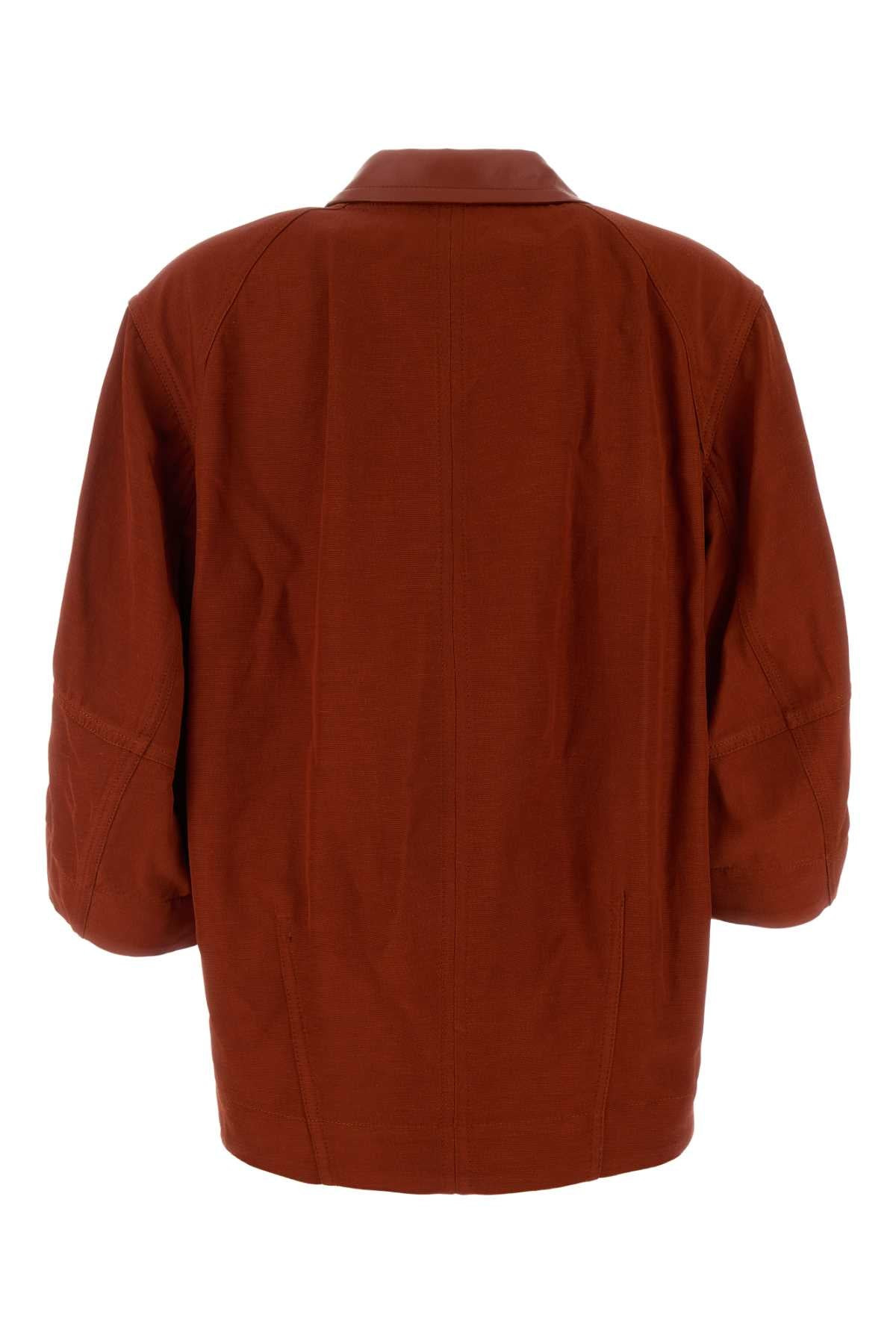 Bottega Veneta Women Tiziano Red Viscose Blend Blouse - 2