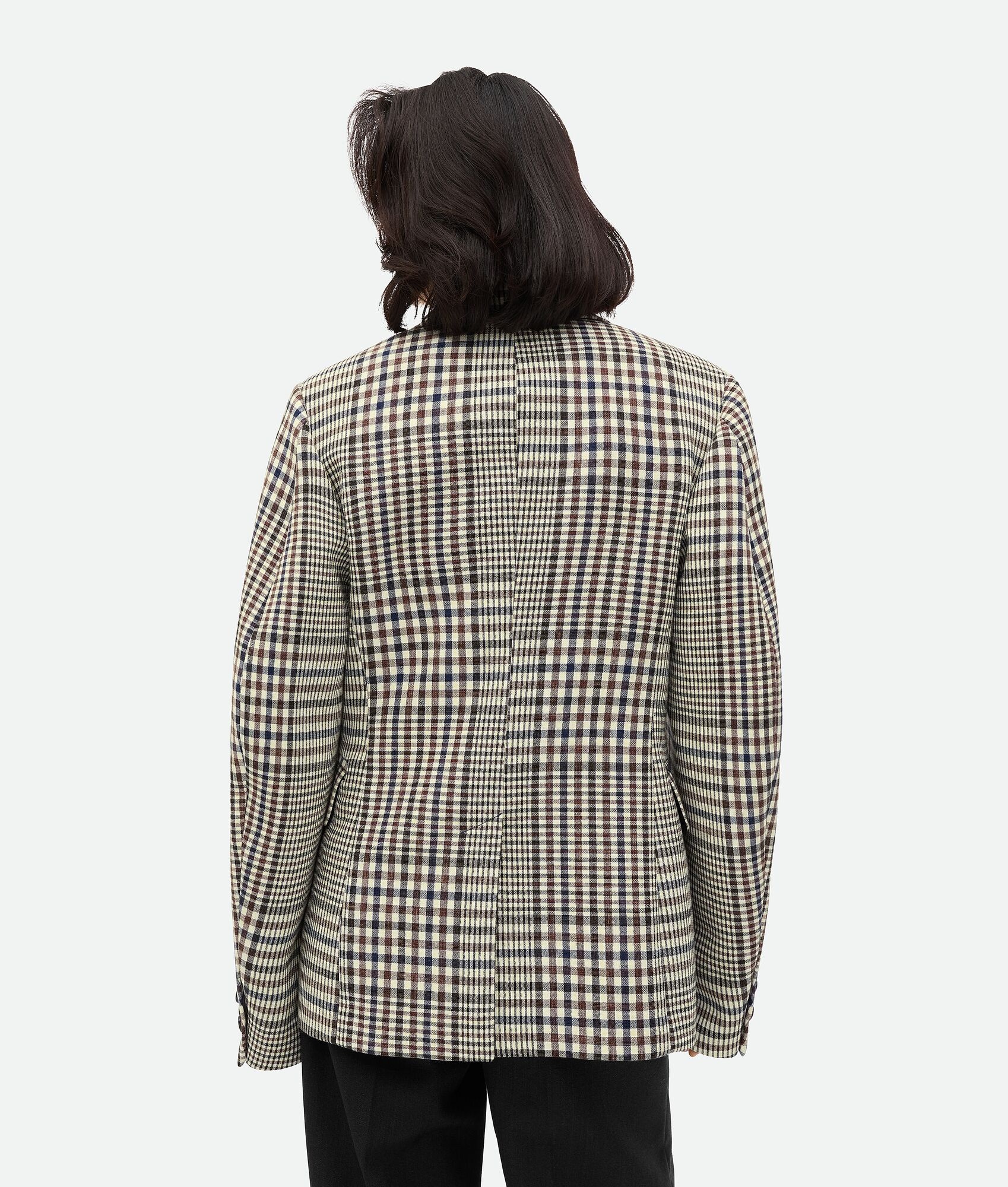Structured Check Cotton Jacket - 4