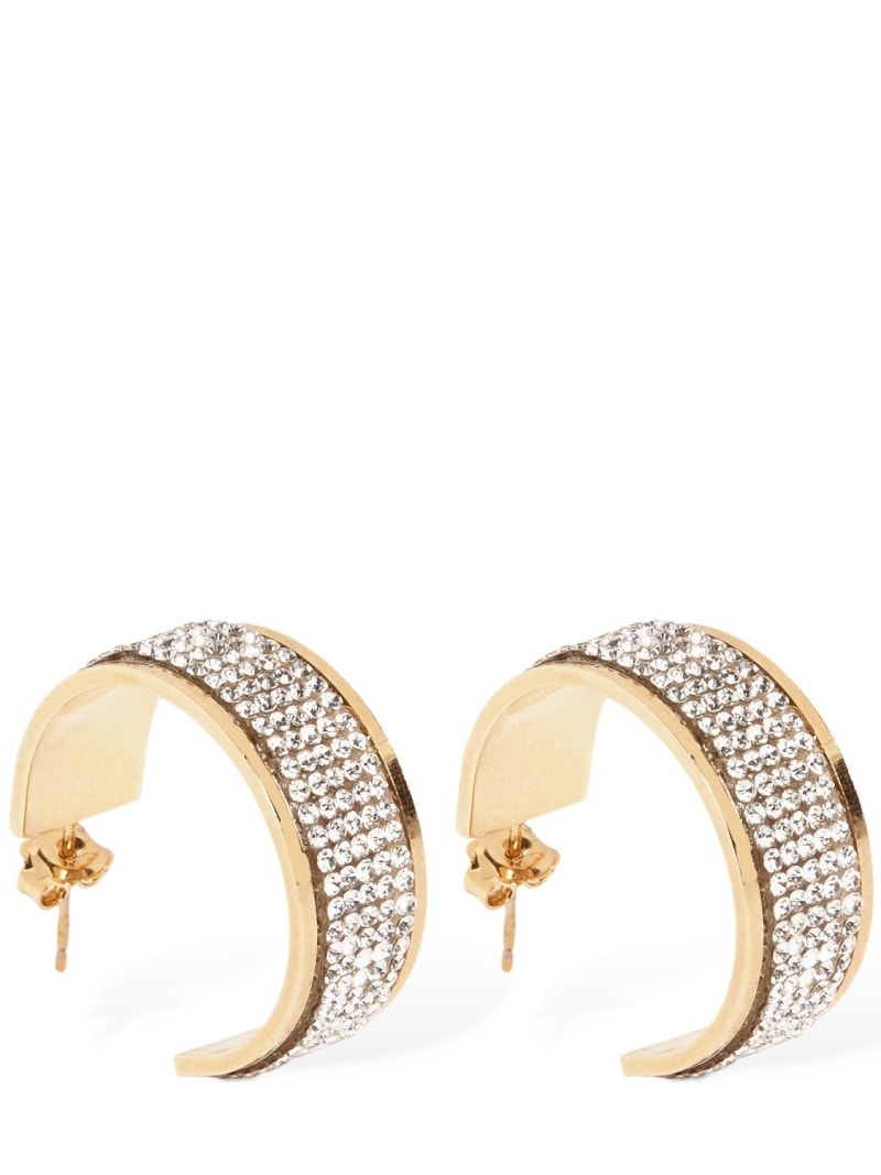Astoria crystal hoop earrings - 1