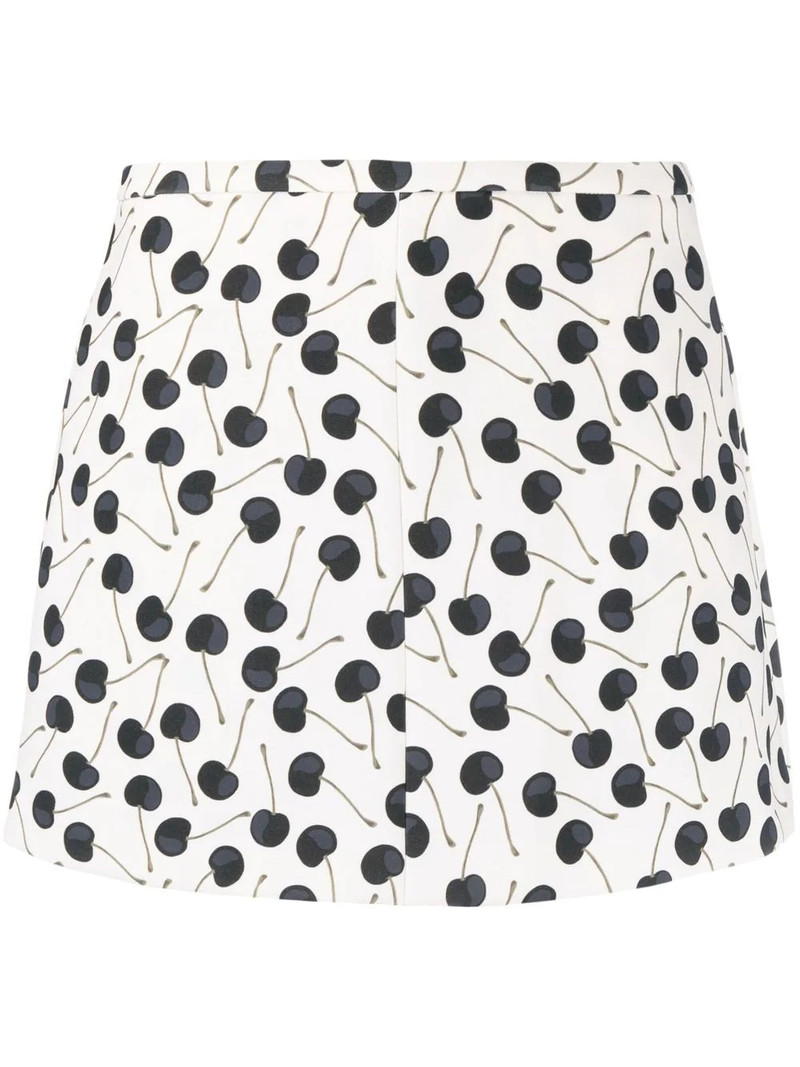 cherry-print mini skort 1