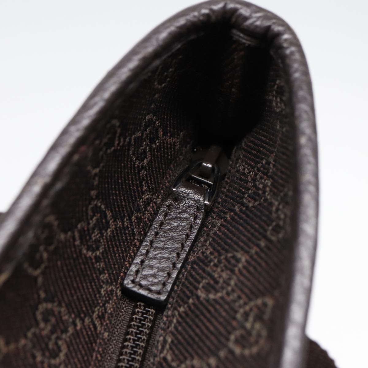 GUCCI GG Canvas Tote Bag Outlet Brown Silver - 15
