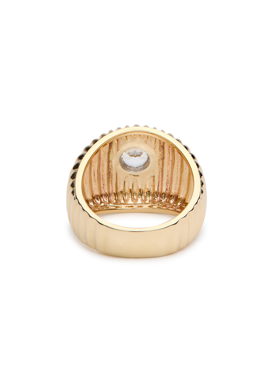 Yvonne Leon Bague Maxi 9kt Gold Ring - 4